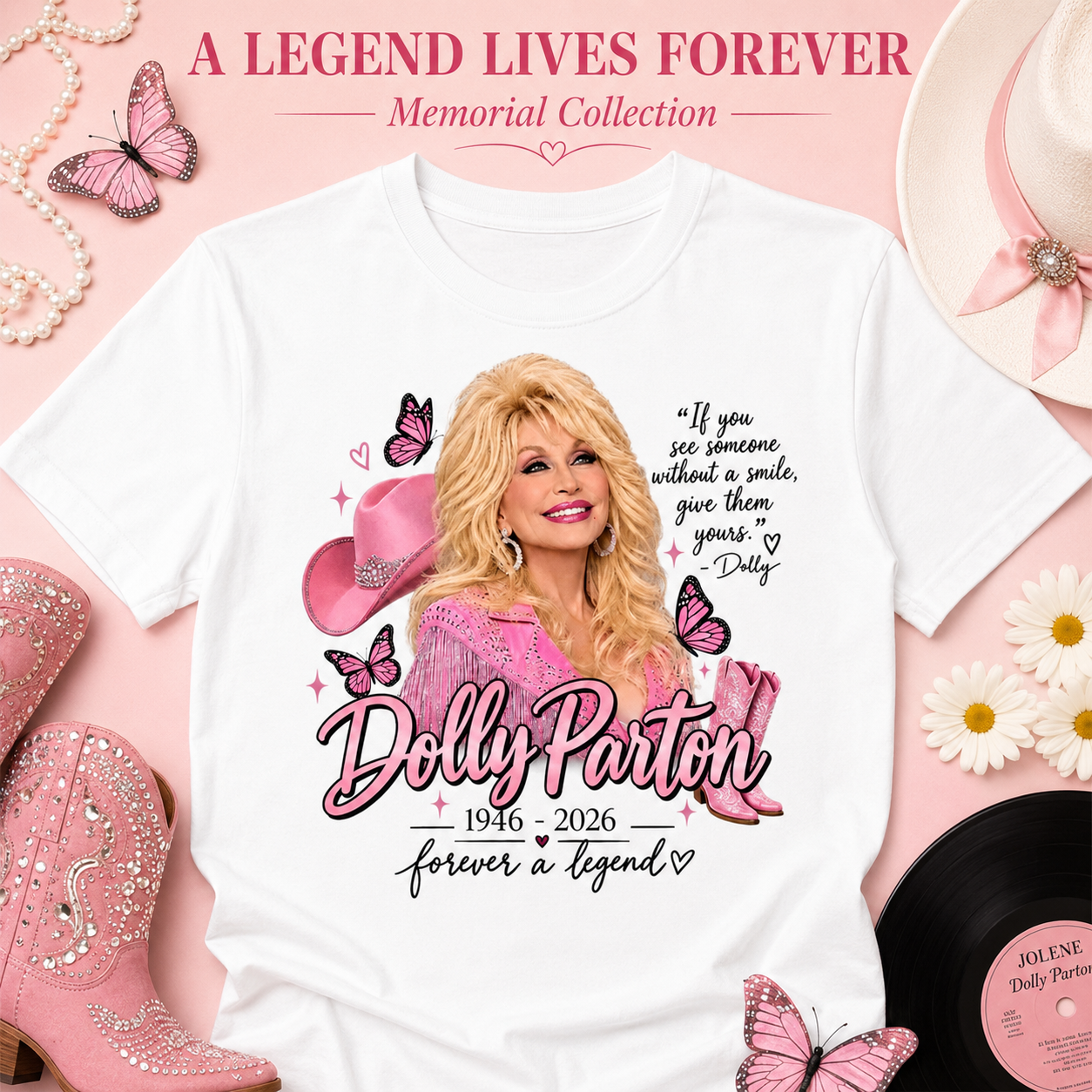 Dolly Parton Memorial Shirt