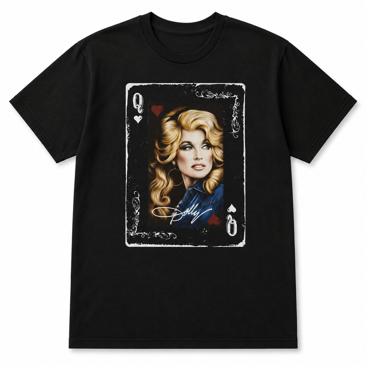 Dolly Parton Signature Country Queen Vintage Graphic Shirt