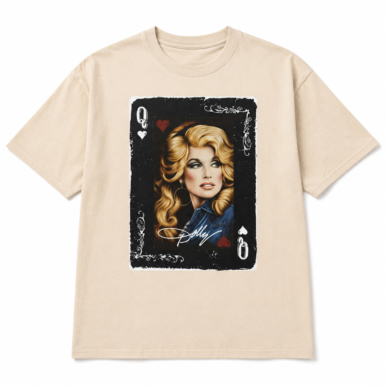 Dolly Parton Signature Country Queen Vintage Graphic Shirt