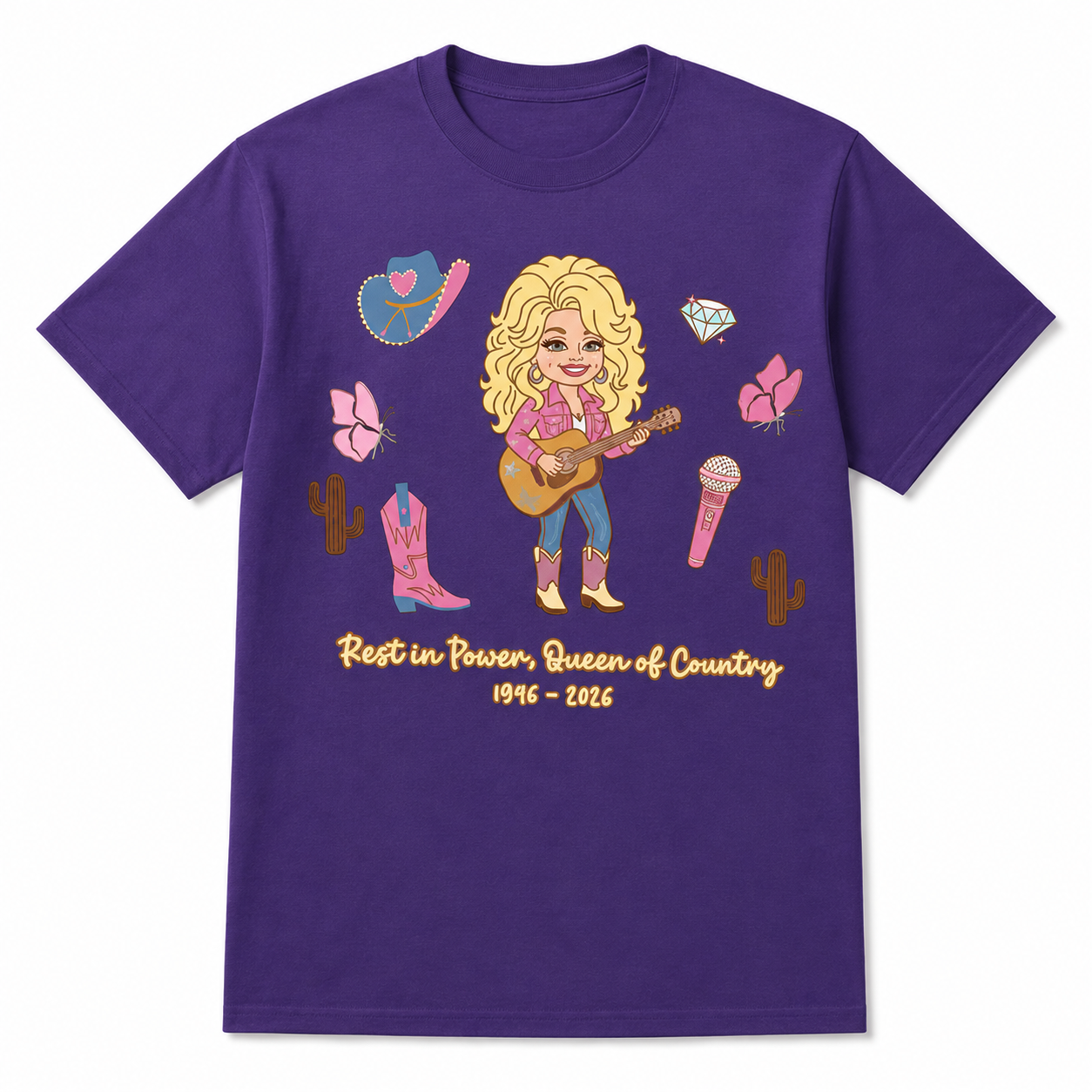 Dolly Parton Memorial Shirt, Rest in Power Dolly Tee