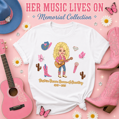 Dolly Parton Memorial Shirt, Rest in Power Dolly Tee