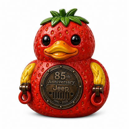 Jeep 85th anniversary fruit duck vinyl magnet V1