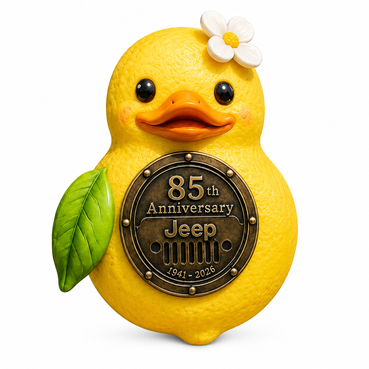 Jeep 85th anniversary fruit duck vinyl magnet V1