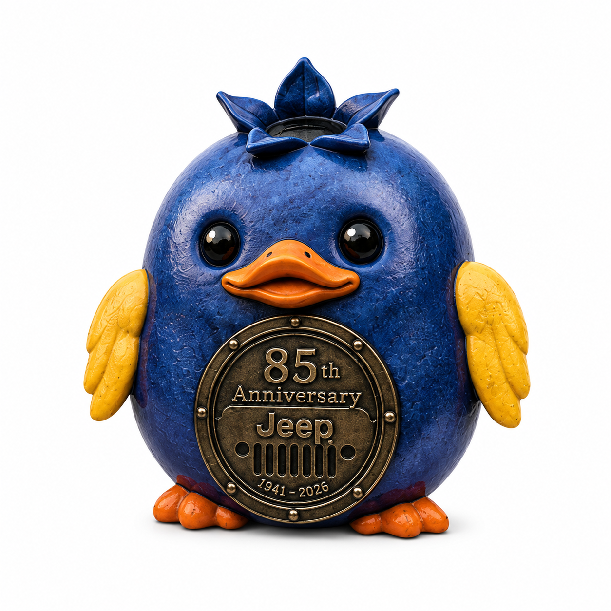 Jeep 85th anniversary fruit duck vinyl magnet V2
