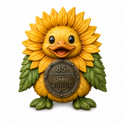 Jeep 85th anniversary fruit duck vinyl magnet V3