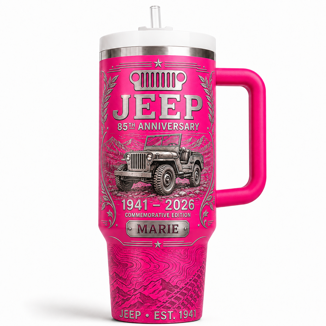 Personalized  Jeep 85th Anniversary Tumbler 40oz, 30oz, 20oz