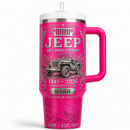 Personalized  Jeep 85th Anniversary Tumbler 40oz, 30oz, 20oz