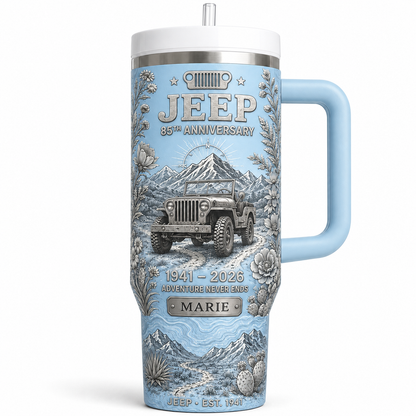 Personalized  Jeep 85th Anniversary Tumbler 40oz, 30oz, 20oz V2