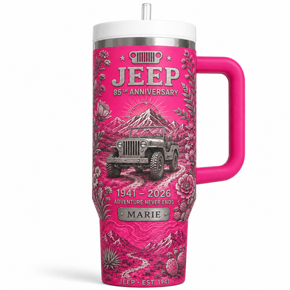 Personalized  Jeep 85th Anniversary Tumbler 40oz, 30oz, 20oz V2