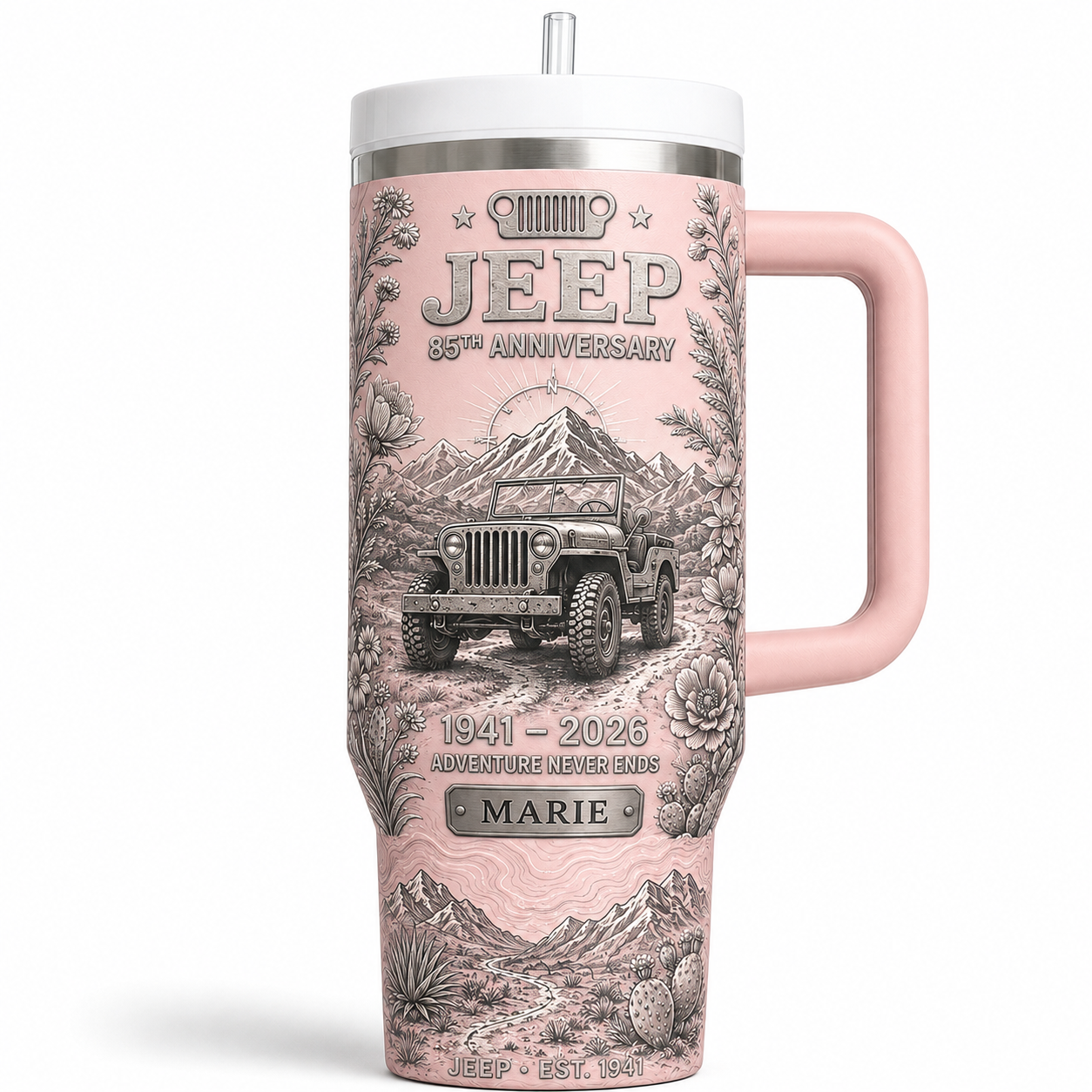 Personalized  Jeep 85th Anniversary Tumbler 40oz, 30oz, 20oz V2