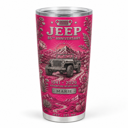 Personalized  Jeep 85th Anniversary Tumbler 40oz, 30oz, 20oz V2