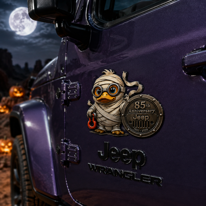 Jeep 85th anniversary spooky duck vinyl magnet V1