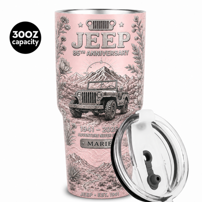 Personalized  Jeep 85th Anniversary Tumbler 40oz, 30oz, 20oz V2