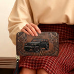 Jeep Soul Personalized Leather Bag + Free Wallet