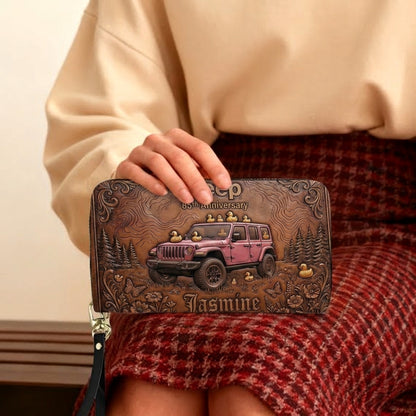 Jeep 85th Anniversary V2 Personalized Leather Bag + Free Wallet