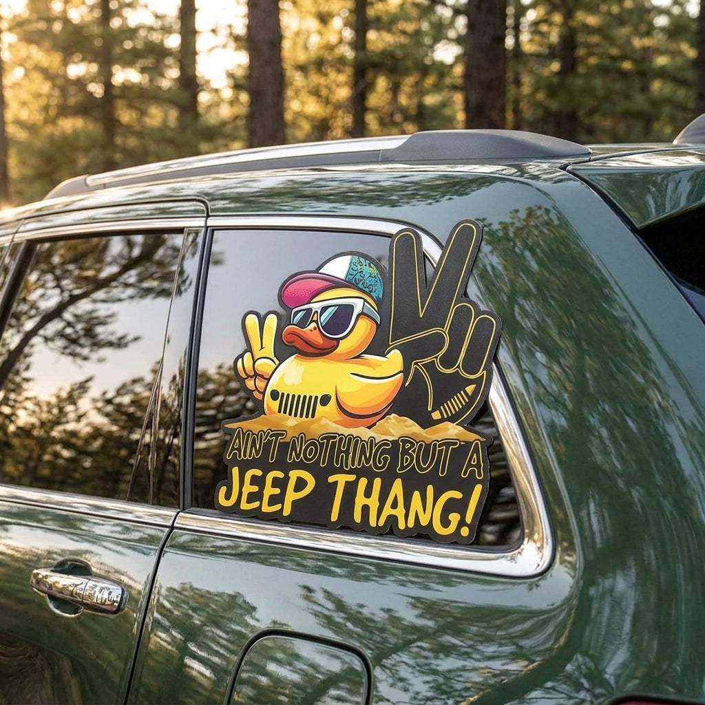 Jeep Thang Car Magnet