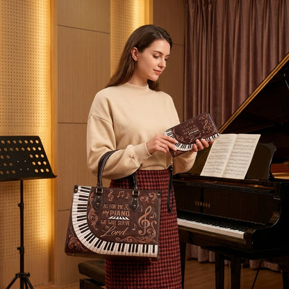 Me & My Piano Leather Bag + Free Wallet