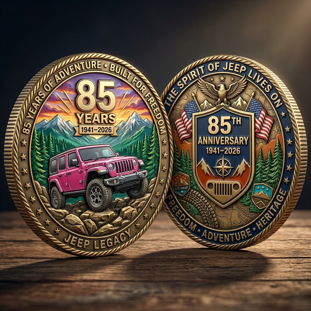Jeep Off-Road Legacy Commemorative Keepsake Coin