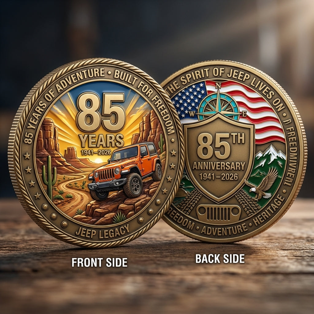 Jeep Adventure Challenge Commemorative Keepsake Coin