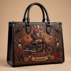 Ride Beyond The Horizon Personalized Leather Bag + Free Wallet