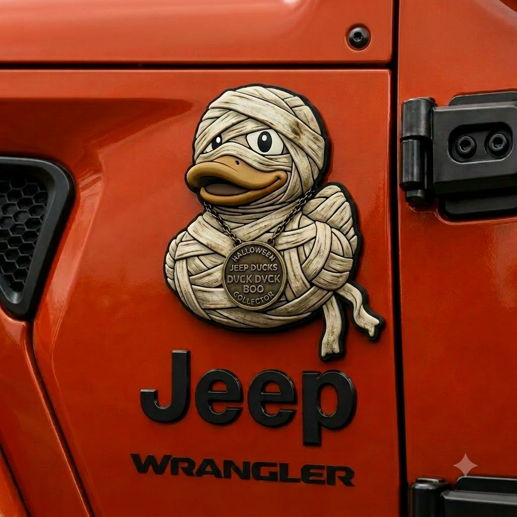 Duck Duck Boo Car Magnet