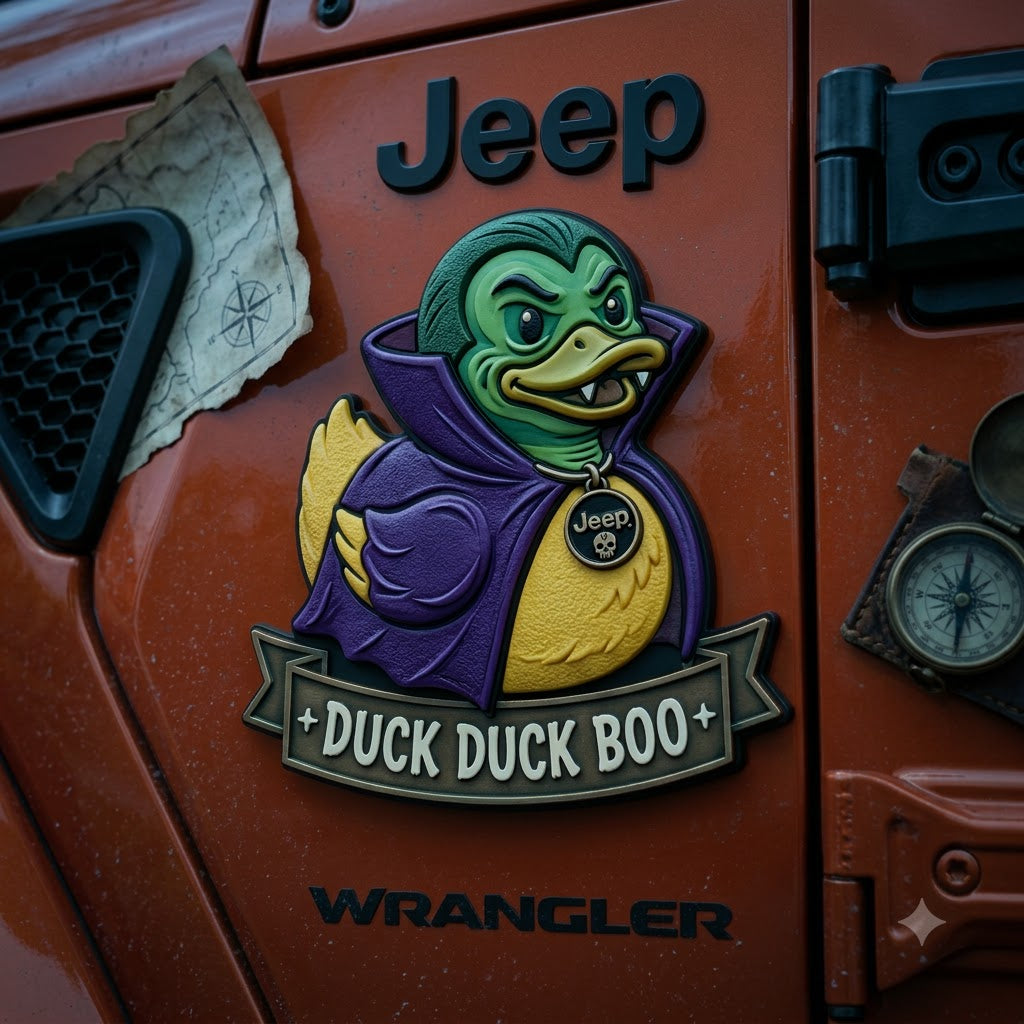 Duck Duck Boo Car Magnet