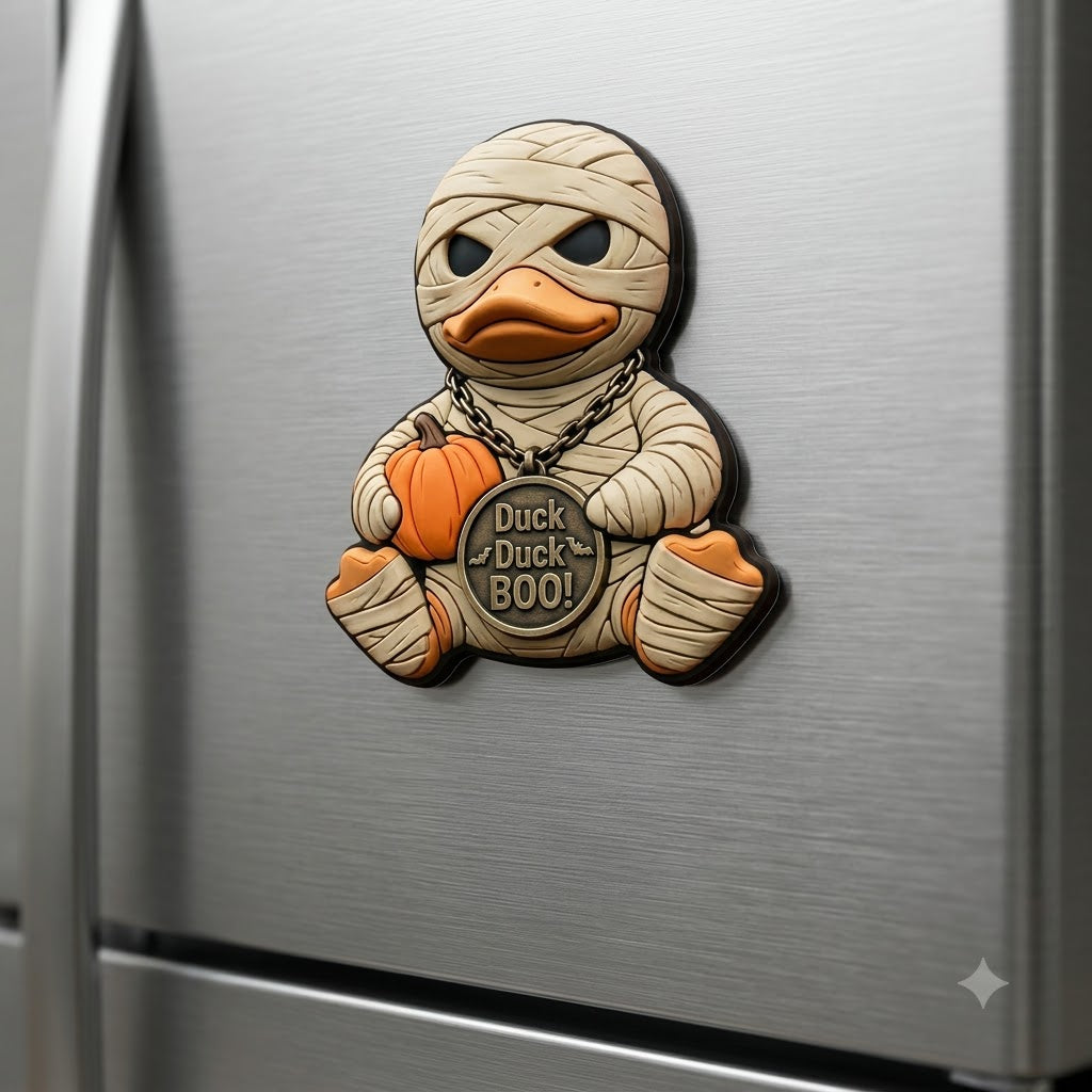 Duck Duck Boo Car Magnet