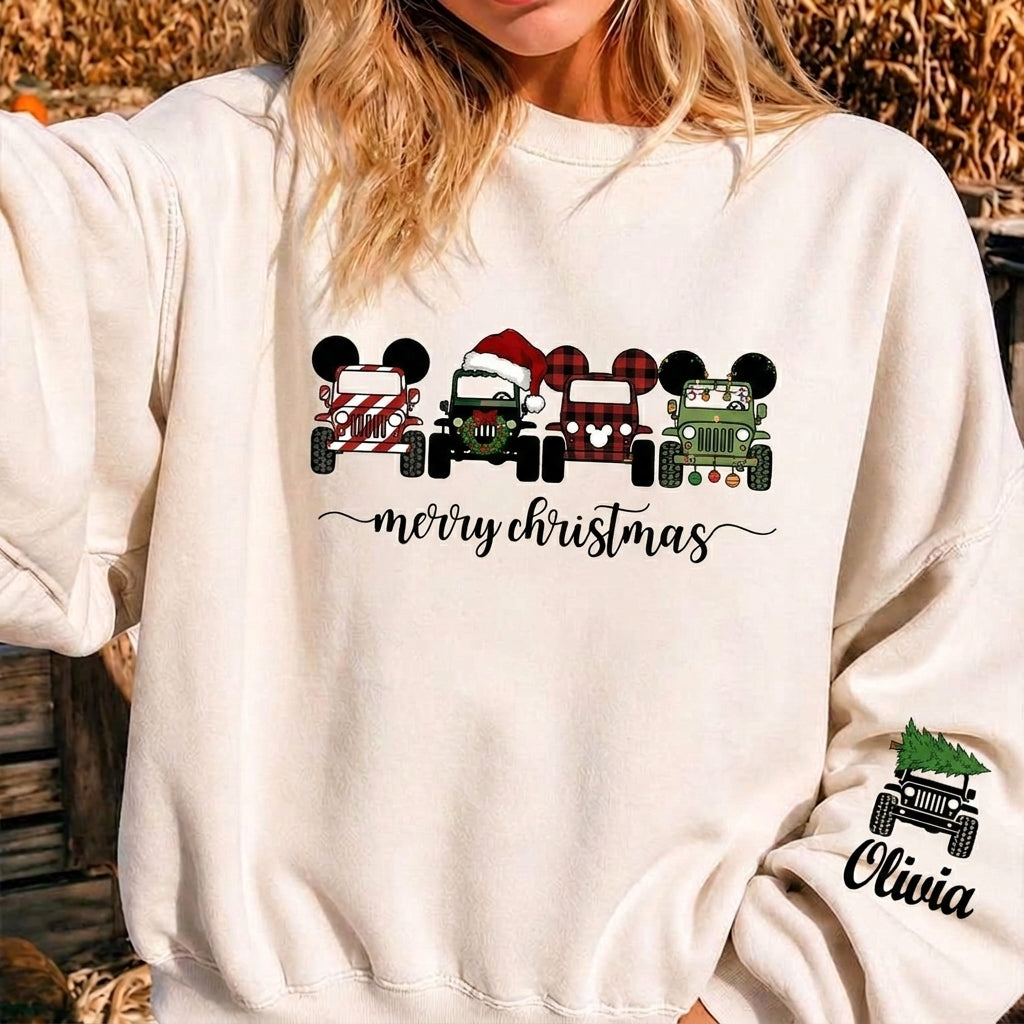 Merry Christmas Jeep Hoodie