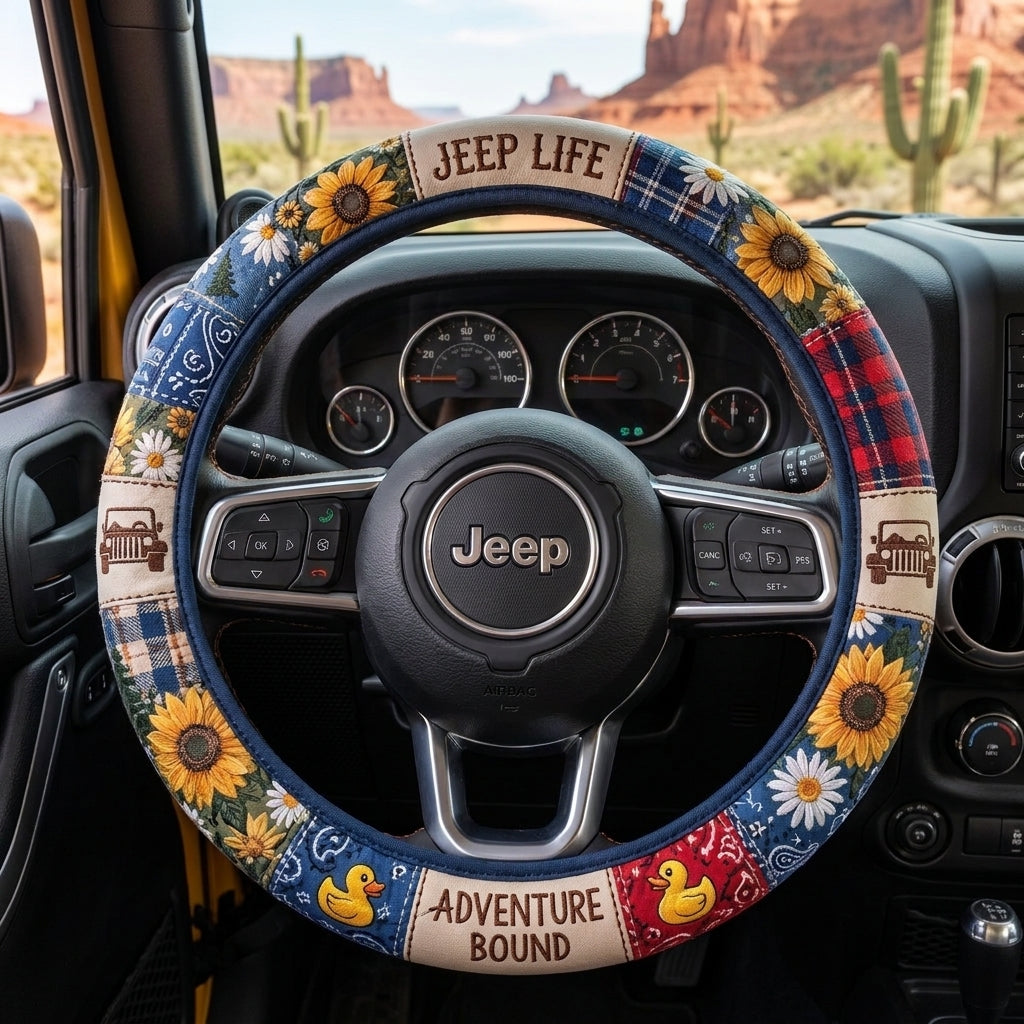 Jeep Life Steering Wheel Cover