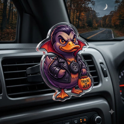 Halloween Duck Acrylic Car Air Vent Clip