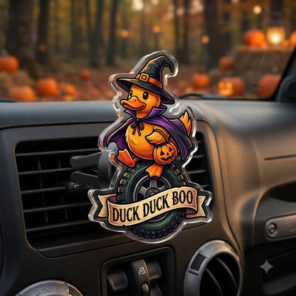 Halloween Duck Acrylic Car Air Vent Clip