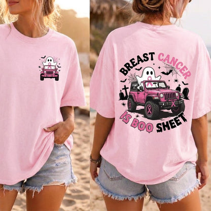 Breast Cancer Is Boo Sheet T-shirt Hoodie Sweatshirt