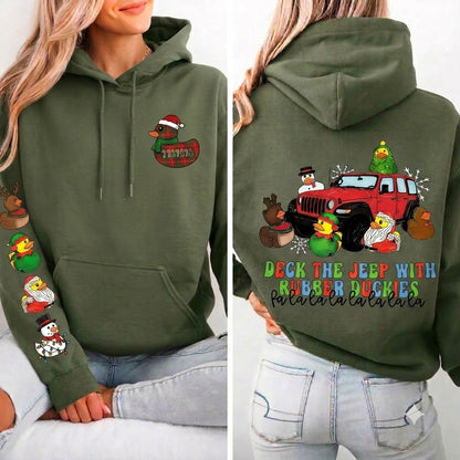 Deck The Jeep Hoodie