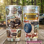Jeep Girl 4x4 Personalized 20oz Tumbler