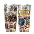 Jeep Girl 4x4 Personalized 20oz Tumbler