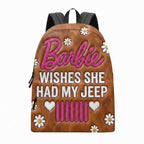 Barbie Wishes She Had My Jeep Backpack