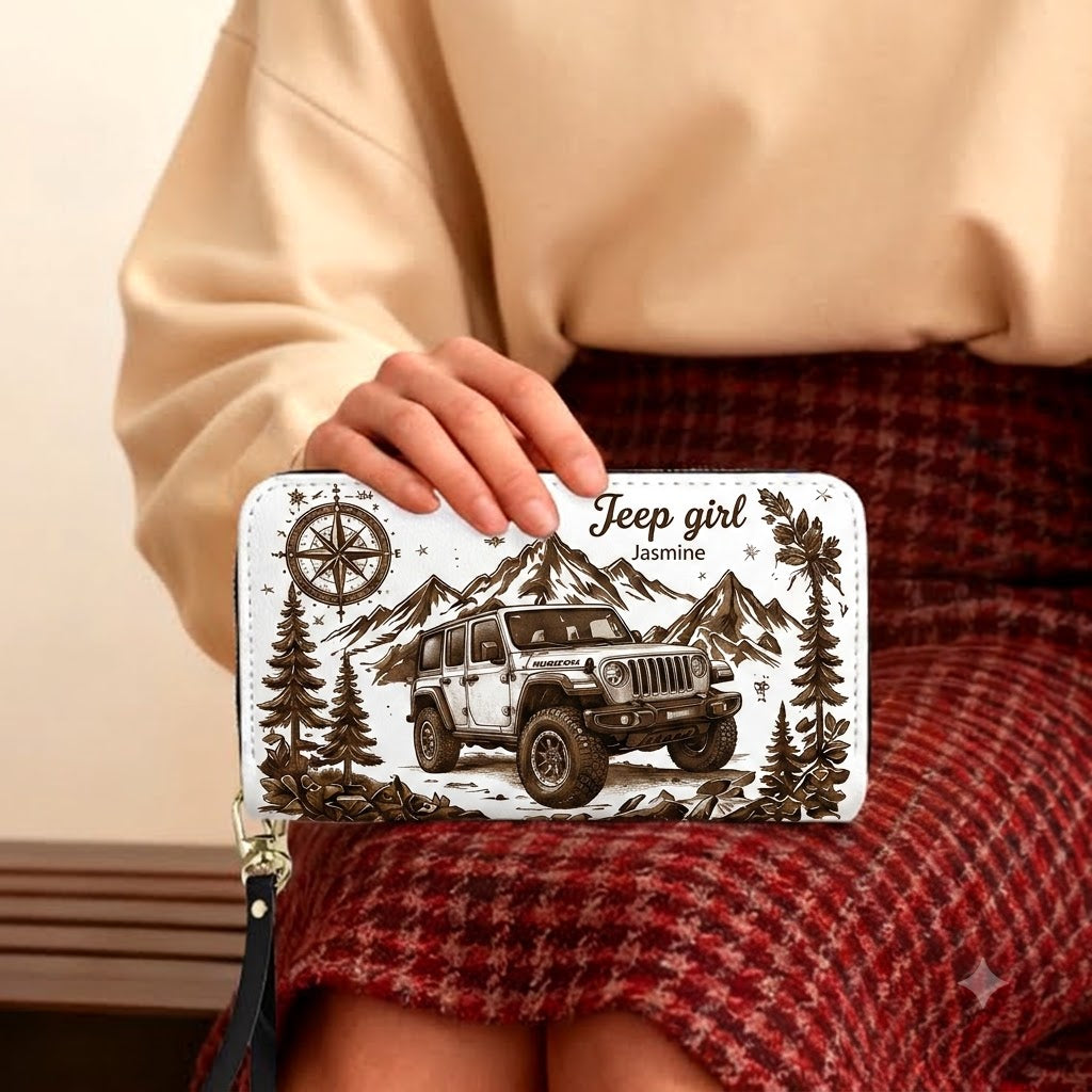 Jeep Girl Adventure Leather Bag + Free Wallet