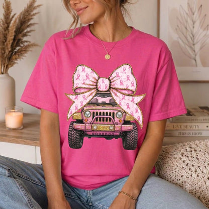 Ribbon Jeep T-Shirt Hoodie SweatShirt