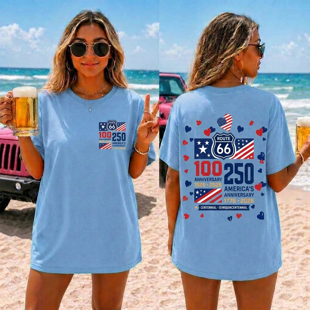 100 Years Of Route 66 T-Shirt