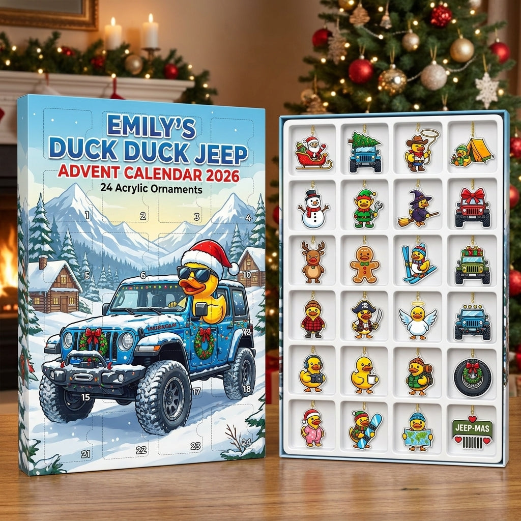 Duck Duck Jeep Christmas Adventure Personalized Advent Calendar