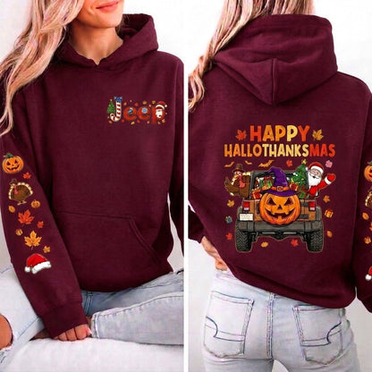 Happy Hallothanksmas Hoodie