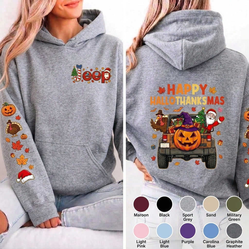 Happy Hallothanksmas Hoodie