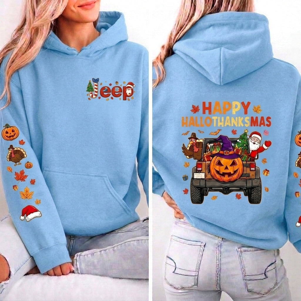 Happy Hallothanksmas Hoodie