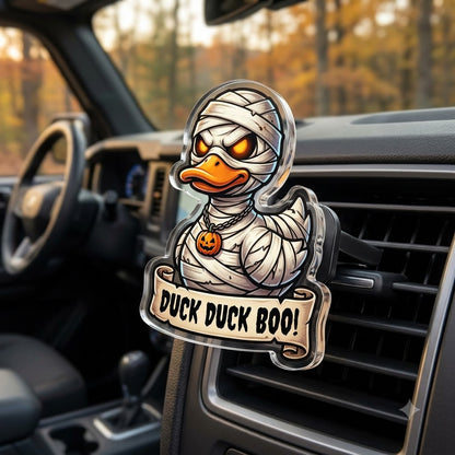 Mummy Duck Acrylic Car Air Vent Clip