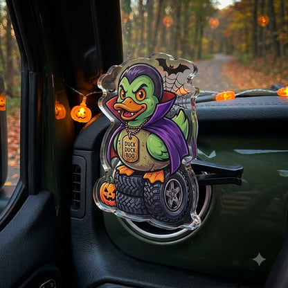 Halloween Duck Acrylic Car Air Vent Clip