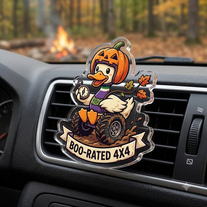 Pumpkin Duck Acrylic Car Air Vent Clip