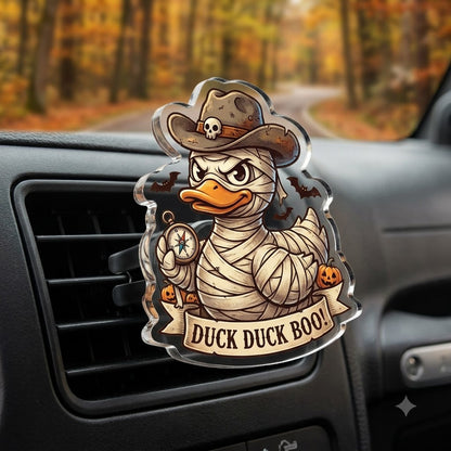 Mummy Duck Acrylic Car Air Vent Clip