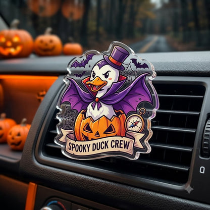 Halloween Duck Acrylic Car Air Vent Clip
