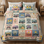 Ducking Awesome Personalized Quilted Bedding Set