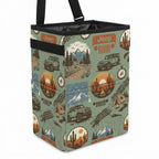 Jeep Adventure Pattern Car Trash Can